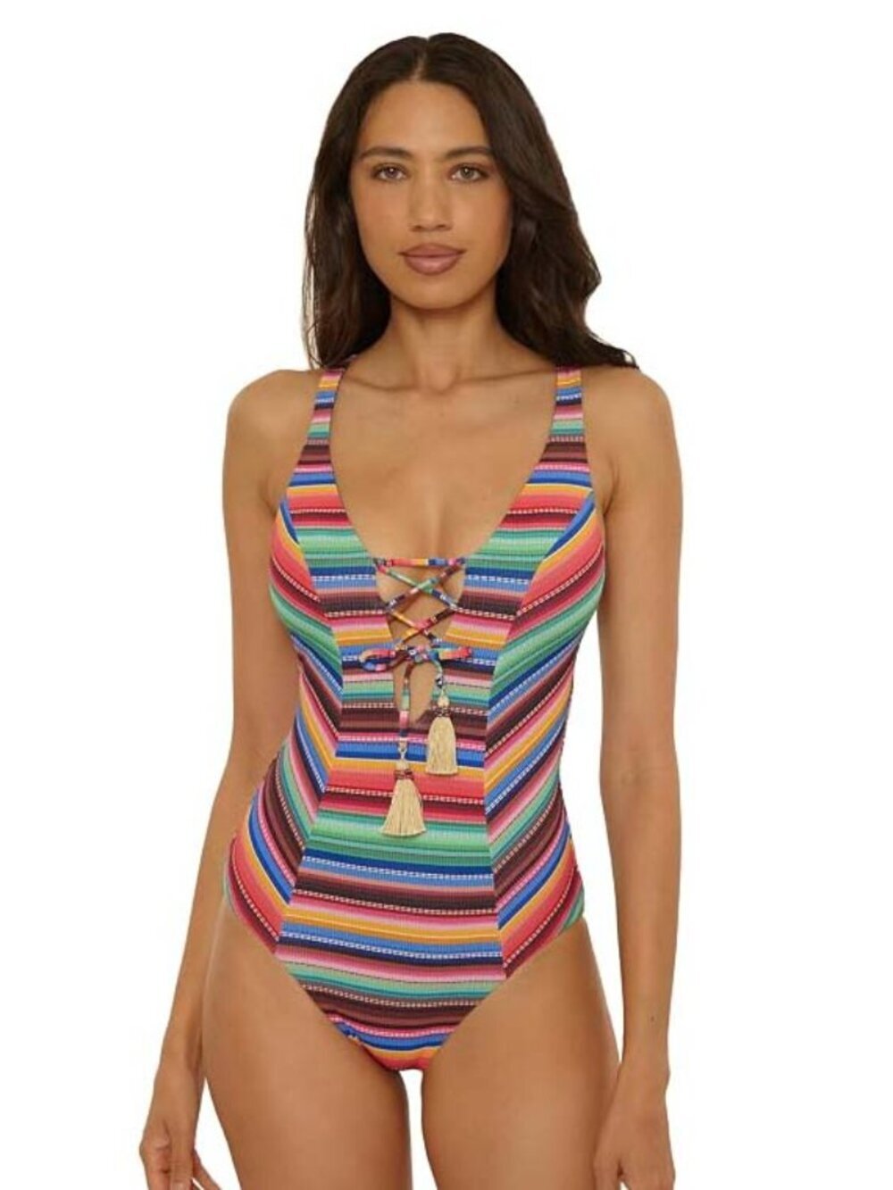 NWT Becca Women's Vallarta One Piece Swimsuit Medium M